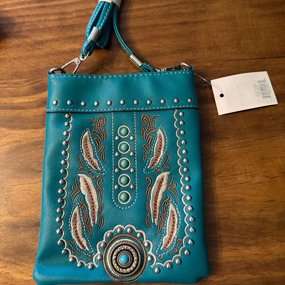 Turquoise crossbody